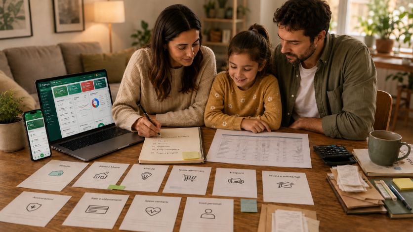 Come creare un budget familiare semplice e condiviso